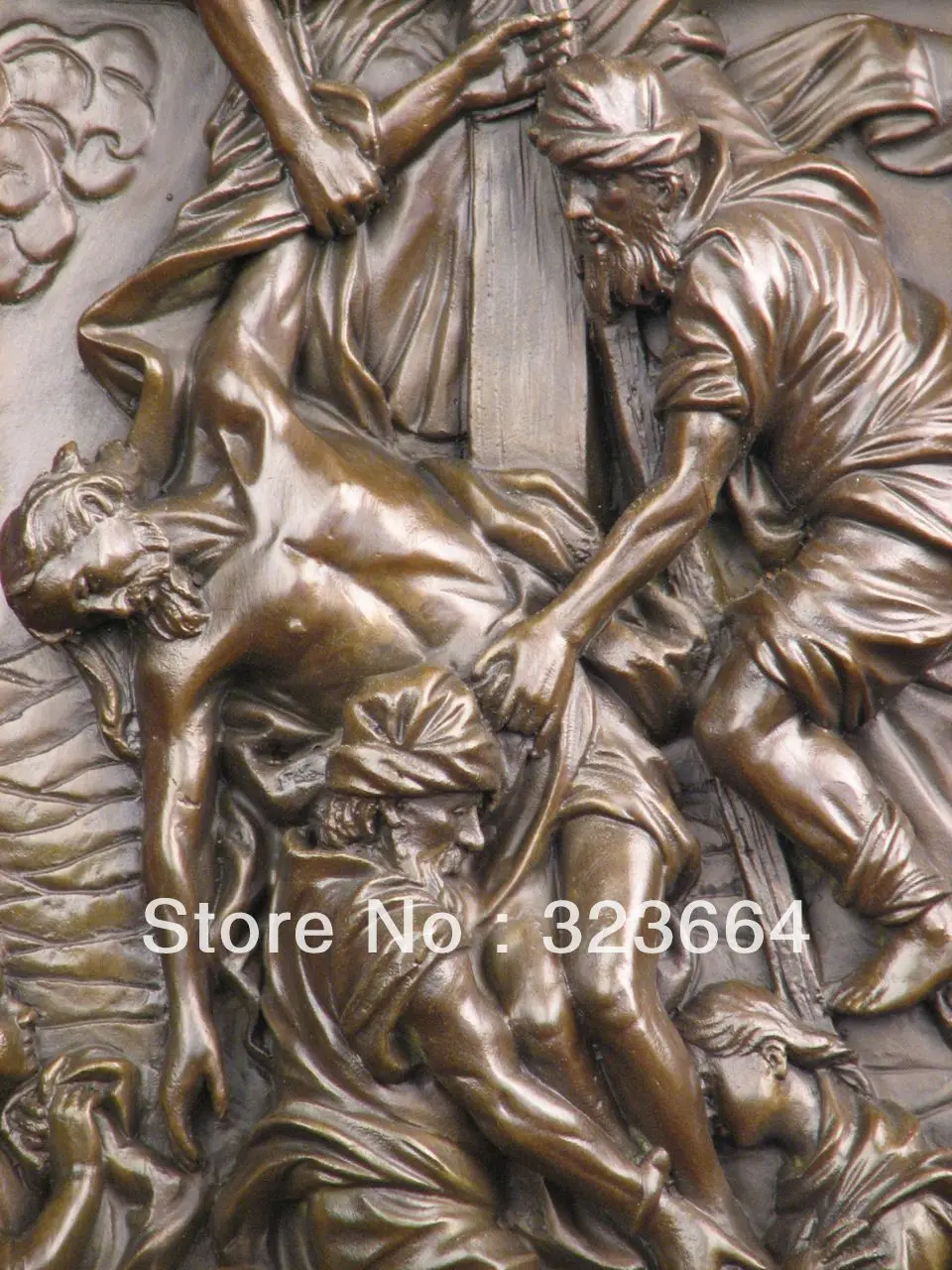 Бронзовая скульптура Иисус Христос налет рельеф религиозная статуя|statues