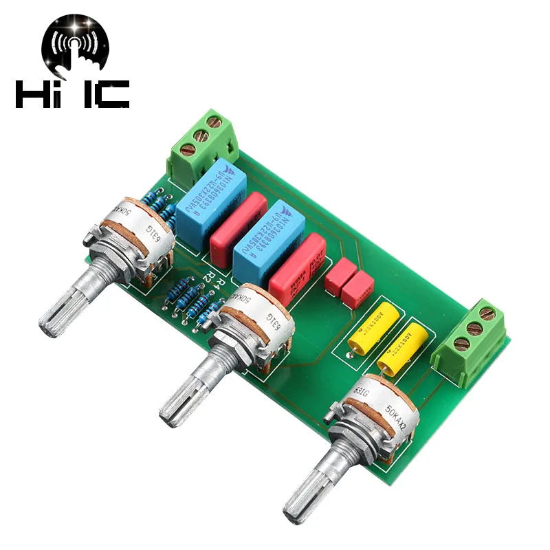 Оливковая Hi-Fi пассивная тональная плата усилитель мощности плата передний микшер для сцены аттенуативного типа пассивная Регулировка тональной платы