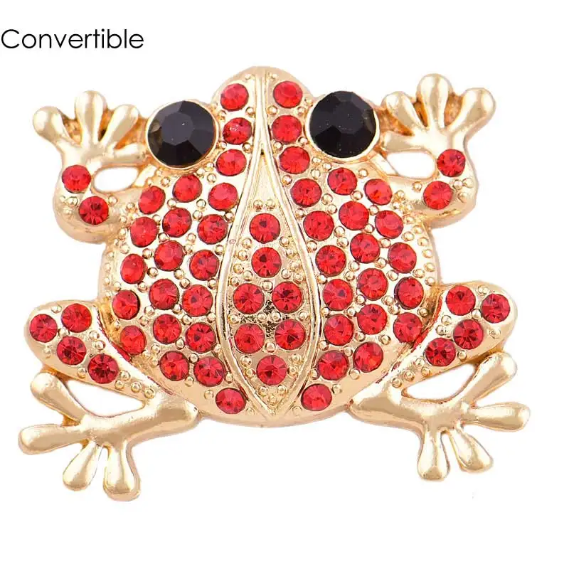Hot quality Rivca Pearl Cameo Rhinestone magnetic brooch for Women Pink Vintage Muslim Frog Brooch pin accessory | Украшения и