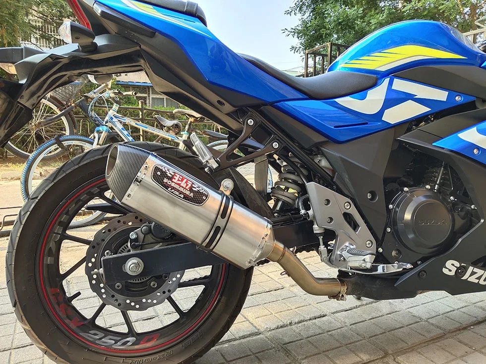 Универсальный 51 мм мотоцикл Yoshimura глушитель трубы Echappement мото для Kawasaki KTM 390 ninja400 Z900 ZX6R CB400 GSX750R
