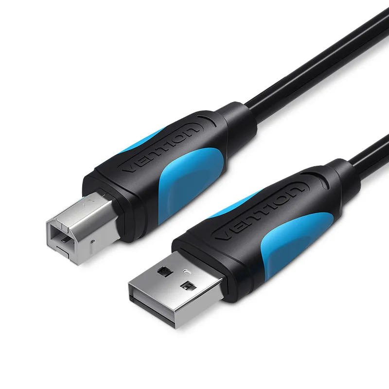 Vention USB 2,0 кабель для принтера тип A папа-папа B Синхронизация данных 10 м 1,5 м USB кабель для печати для Canon Epson сканер hp принтер USB