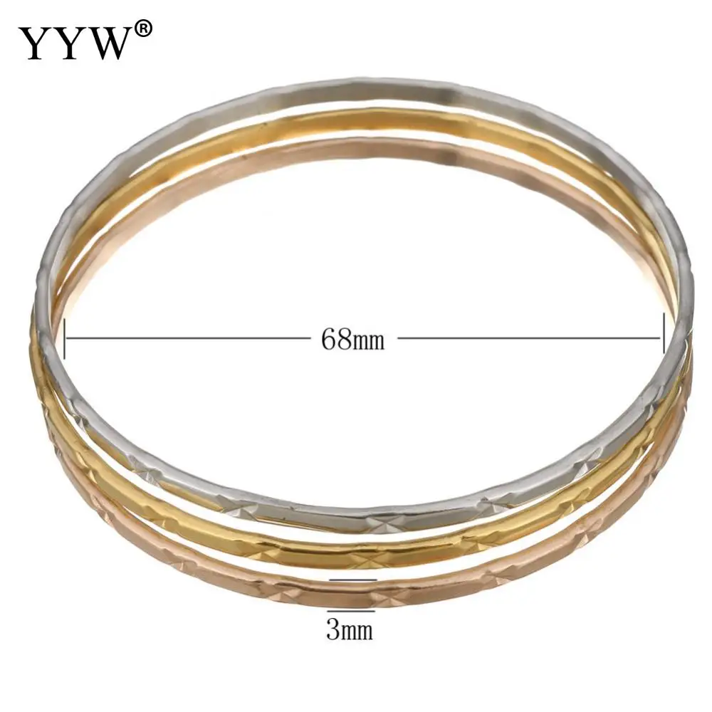 7 шт./компл. Женский комплект из браслета и нержавеющей стали|bangle set|bracelets & banglesbangles