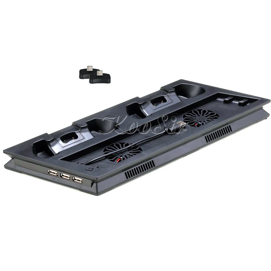 ТОНКАЯ вертикальная подставка для контроллера PS4 PRO светодиодное зарядное