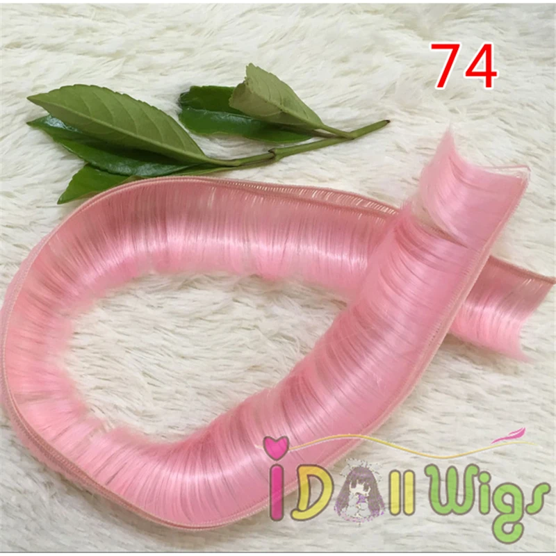 5*100 см DIY короткие волосы, 10 шт./партия 18 цветов на выбор, хорошее качество термостойкие синтетические волосы