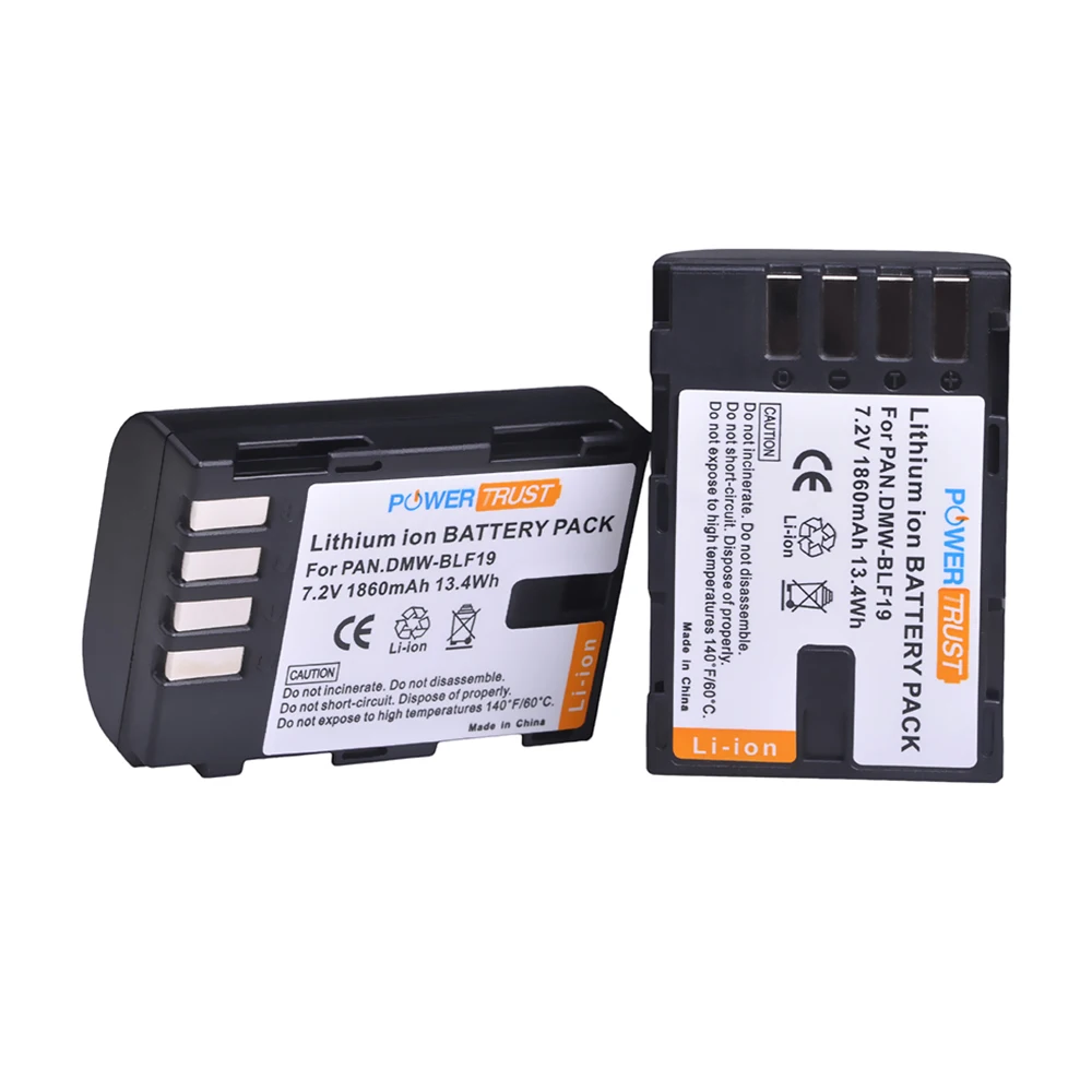 2 шт. 1860 мАч DMW-BLF19E DMW-BLF19 камера батарея DMW BLF19 BLF19 BLF19E+ ЖК-дисплей двойной USB зарядное устройство для Panasonic Lumix GH3 GH4 GH5