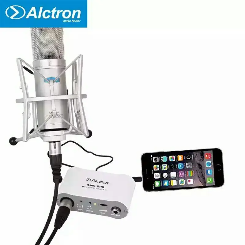 Alctron i Link PRO/iLink микрофон для компьютера/гитары аудио оборудование запись