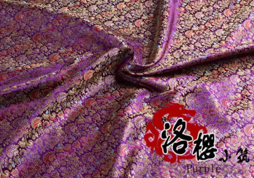Purple Китайский древний китайский костюм ханфу Тан костюм платье Детская одежда кимоно Cos шелковый атлас Дамасская Ткань для шитья - Цвет: Purple