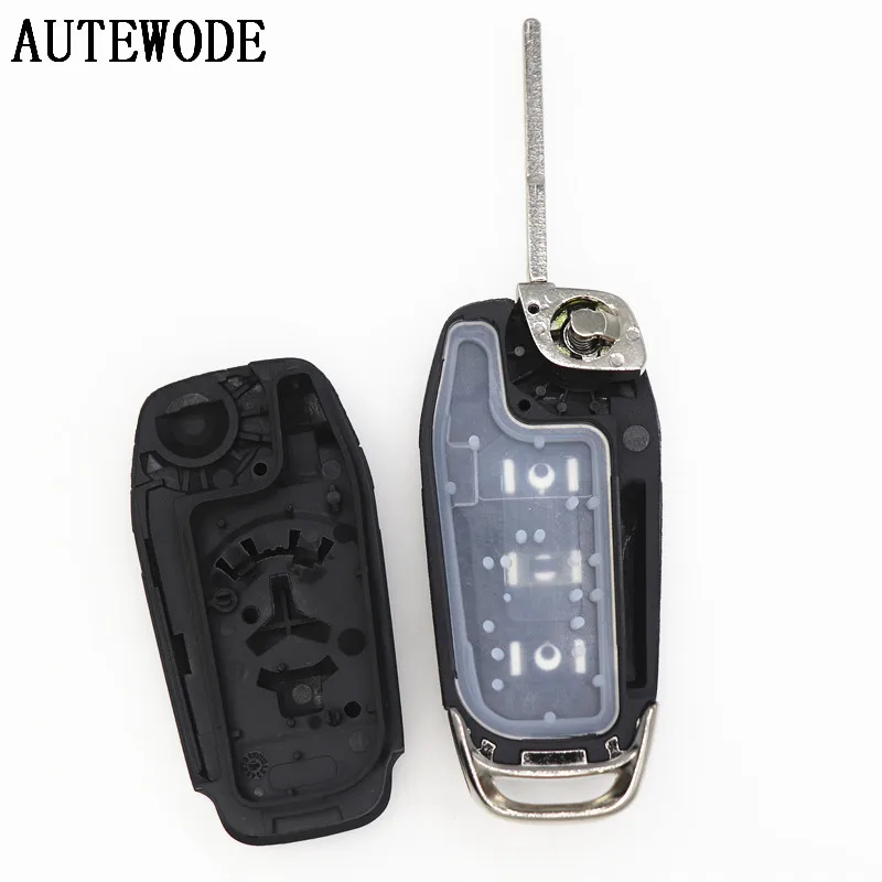 AUTEWODE Сменный Чехол для пульта дистанционного управления подходит Ford focus 3 кнопки