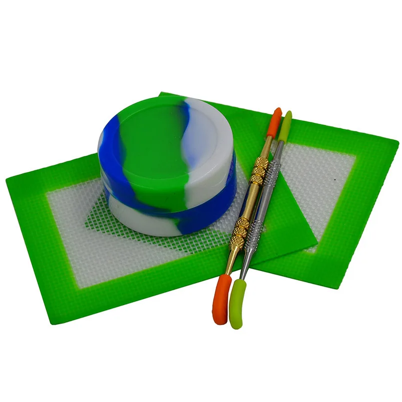 Антипригарным 22 мл силиконовый Гладкий масло концентрат контейнер с мазком