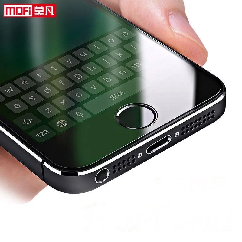 Для iPhone 5s se стекло 5S защита экрана 2.5D Mofi 9H Полное для SE стекла Прозрачный Анти