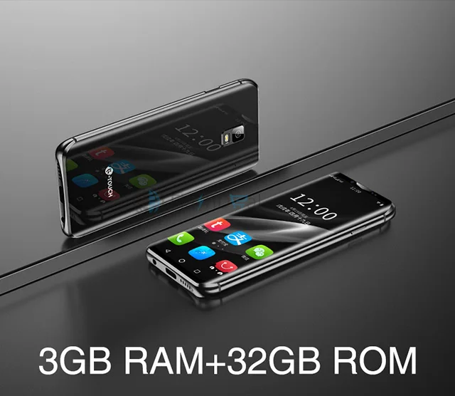 3GB 32GB Black Мини-смартфон K-Touch i10, четырехъядерный, 3 ГБ, 64 ГБ, 3,46 дюймов, 6D, изогнутое стекло, экран, Android 8,1, Face ID, wifi, маленький смартфон 4G - Цвет: 3GB 32GB Black