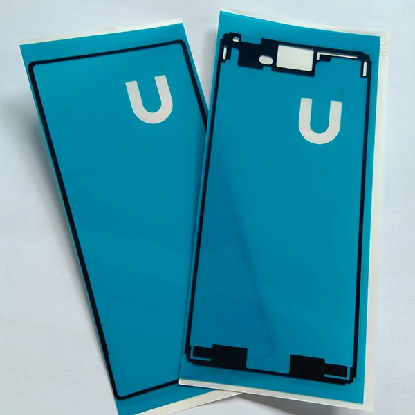 10 шт./5 компл. Передняя сенсорная ЖК-лента + задняя крышка корпуса наклейка для Sony