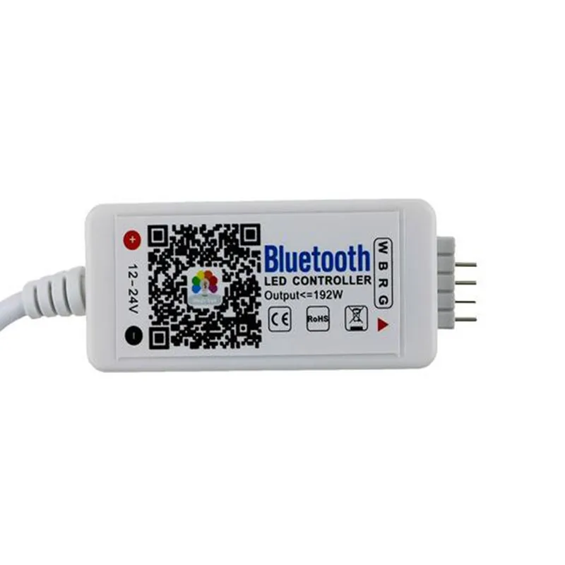 16 миллионов цветов Мини Bluetooth LED RGB музыкальный контроллер DC12-24V RGBW светодиодный