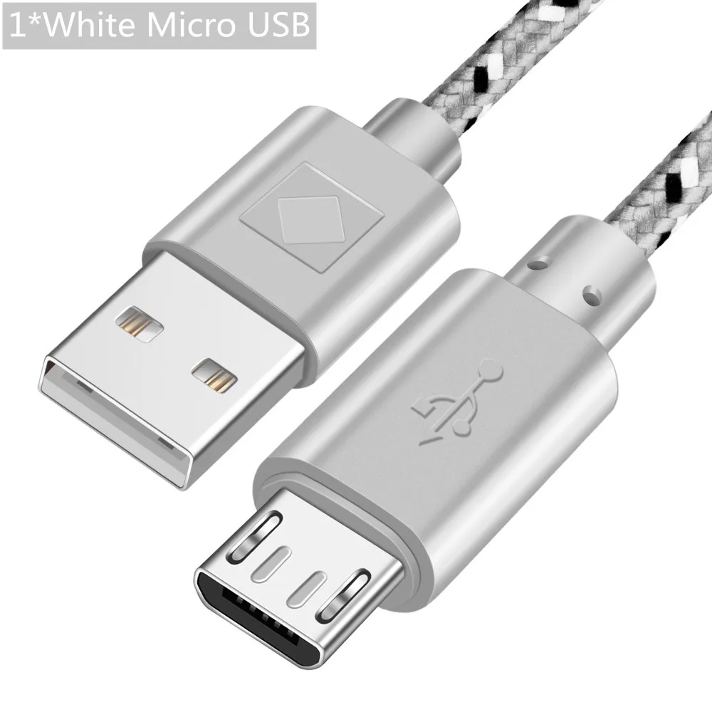 Кабель Micro usb type-C ROMICHW 1 м 2 м 3 м нейлоновый кабель для быстрой зарядки для samsung Xiaomi huawei LG Android Micro usb type-C USB шнур