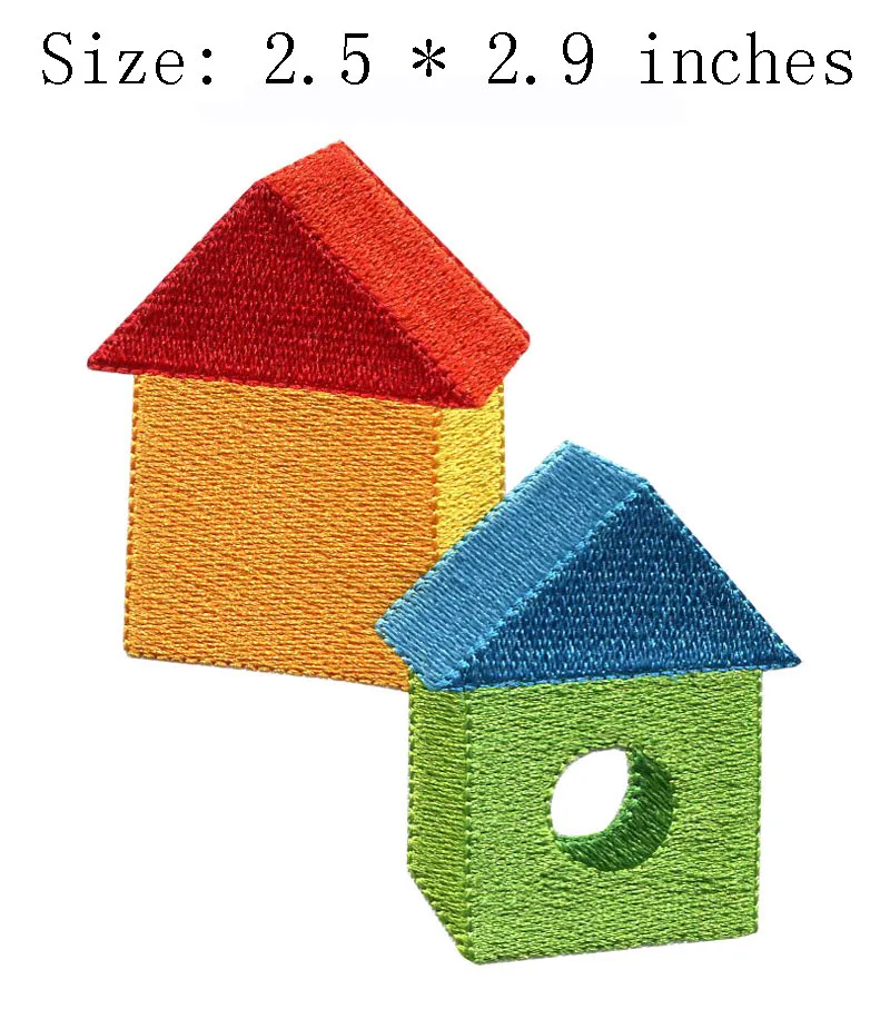 

Вышитая нашивка Little house шириной 2,5 дюйма для одежды/униформа