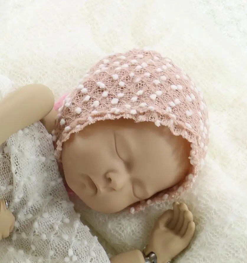 111 Pale pink D& J ручной работы новорожденных ремень бини для мальчиков реквизит для девочек костюм капитана детская шапка новорожденные фотографии реквизит Детские шапки Аксессуары для малышей - Цвет: 111 Pale pink
