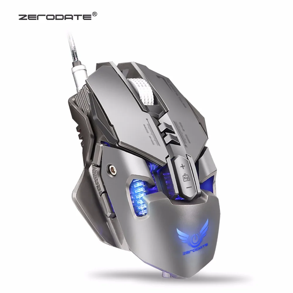 Проводная USB игровая мышь, механические макросы, Поддержка 4000 dpi, регулируемый классный светильник для ноутбука, настольного ПК, компьютера X7