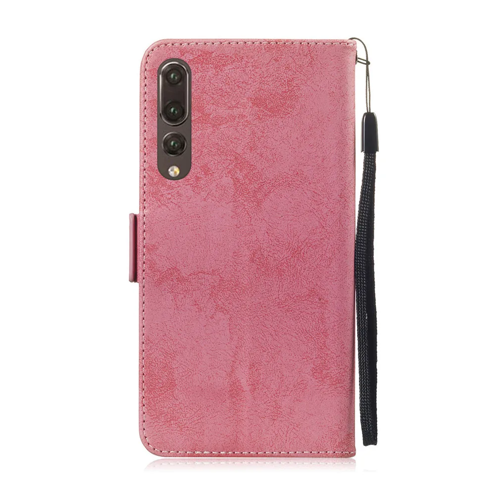 Кожаный флип-чехол Y9 2019 для Huawei P20 Lite чехол телефона Huawa Mate 20 Pro Простой PU кошелек P10