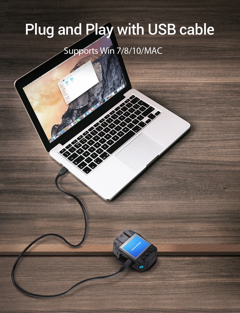 BOBLOV PD50 HD 1296P носимая камера с ИК ночным видением 32GB / 64GB карманная полицейская камера безопасности- видеорегистратор