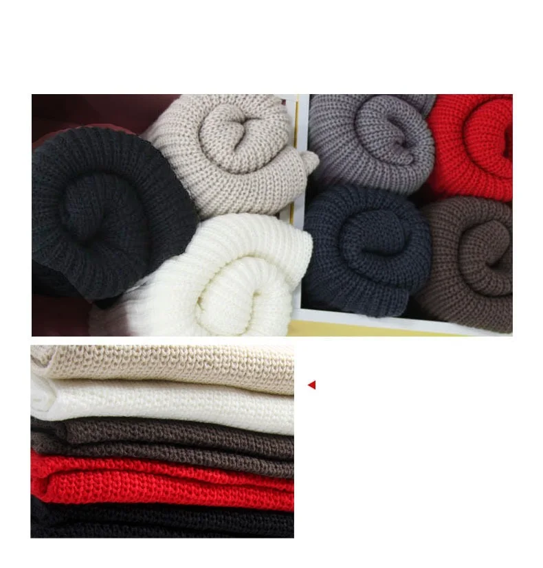 Бесплатная доставка новинка 2018 мужские зимние теплые однотонные акриловые