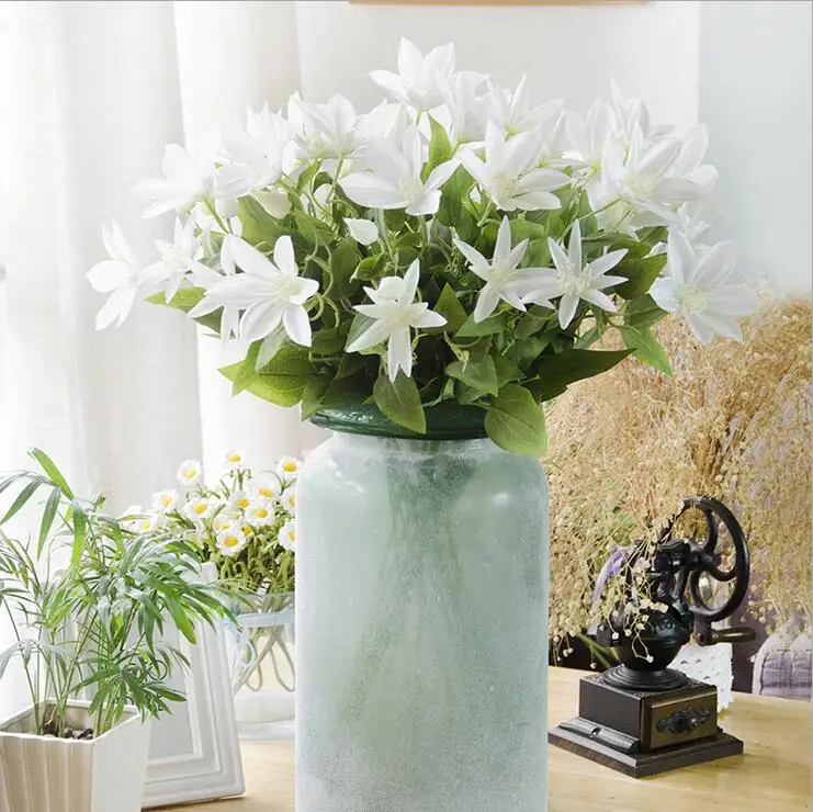 Искусственные цветы высокое качество сделай сам одна Тройная нить проволока lotusa