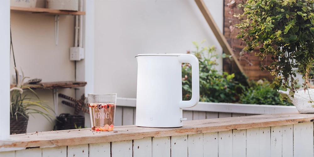 Xiaomi Mijia 1.5L электрический чайник для воды с защитой от автоматического отключения проводной Ручной Электрический чайник мгновенного быстрого нагрева