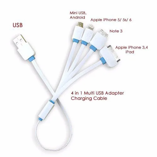 30CM 4 in 1 30 Pin + 8 5 Micro USB For Galaxy Note 3/S5 Flat Noodle Charger Cable for iPhone 4/4S/5/5S/6/Plus|charger battery aa aaa|charger