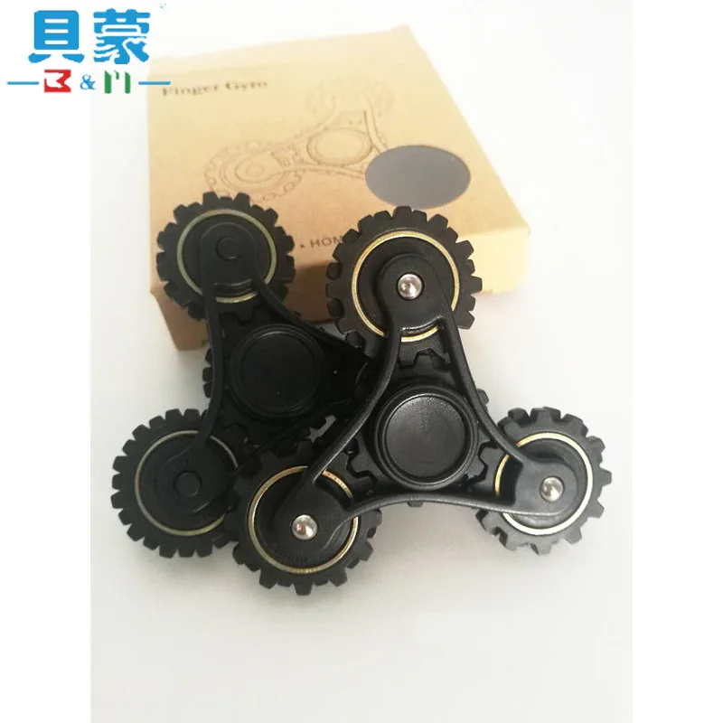 Ручной Spiner Непоседа игрушки непоседы блесны 4 Шестерни Spinner ерзает руки стресс