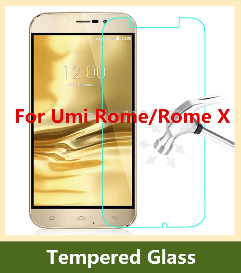 5 шт. 9H 0 26 мм ЖК Закаленное стекло пленка для Umi Rome/Umi Rome X/5 &quotЖК экран с высокой
