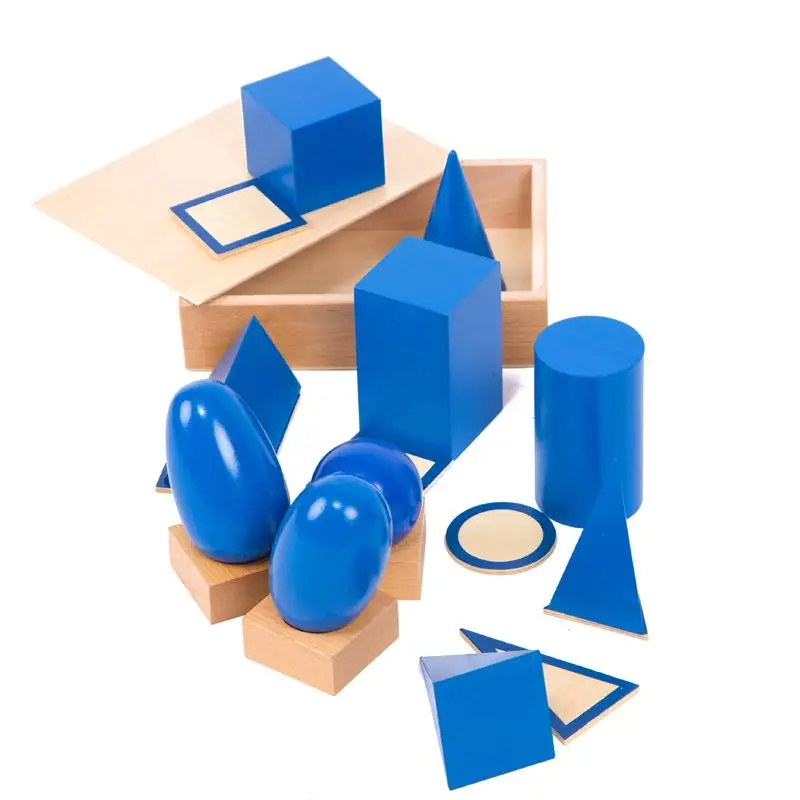 

Baby Toys Mach toy geometric solids montessori Early Learning Educational montessori cylinder block oyuncak montessori sensorial