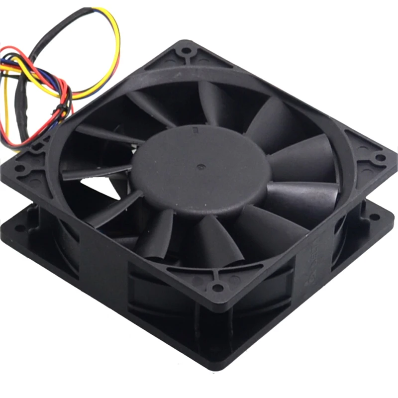 12V 12038 4.8A PFC1212DE супер большой объем ветра и двойной шарикоподшипник насильственные 4-провод вентилятора