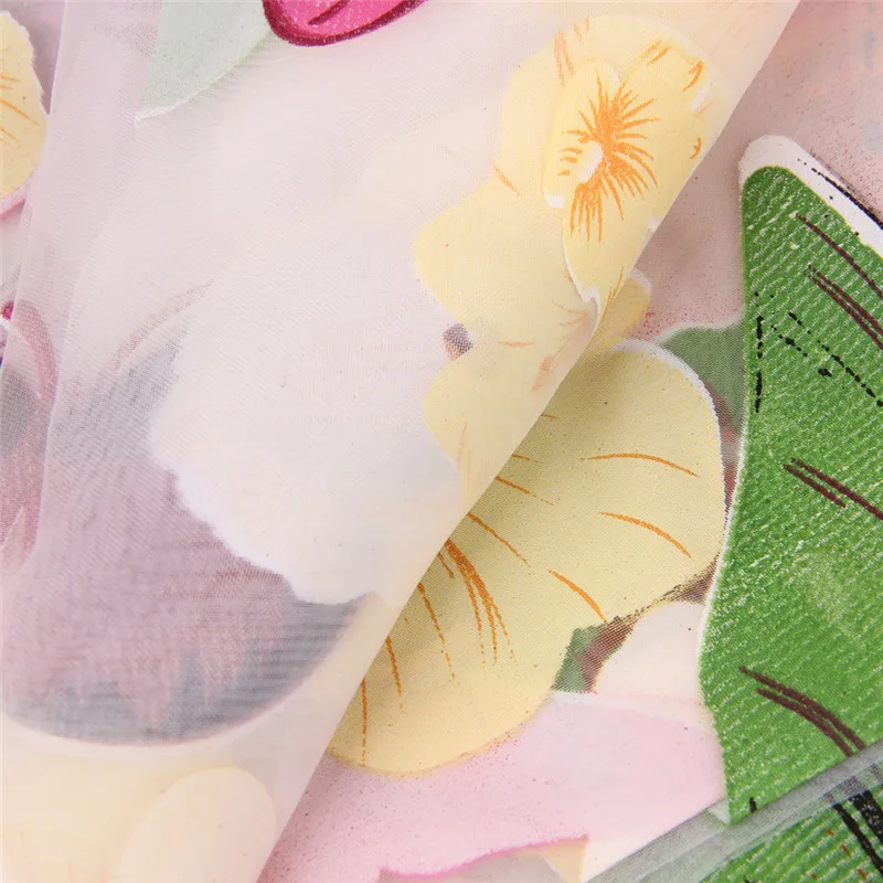 Романтичная газовая занавеска в виде бабочки для гостиной домашний декор