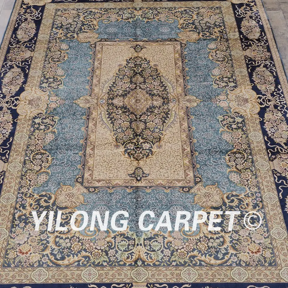 Yilong 5 'x 8' ориенальный Традиционный китайский ковер ручной работы восточные