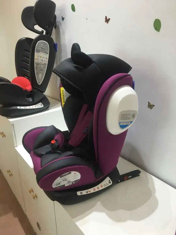 7,8 интерфейс ISOFIX детское автокресло безопасности От 0 до 12 лет-трансформер детское автомобильное сиденье безопасности пятиточечный жгут