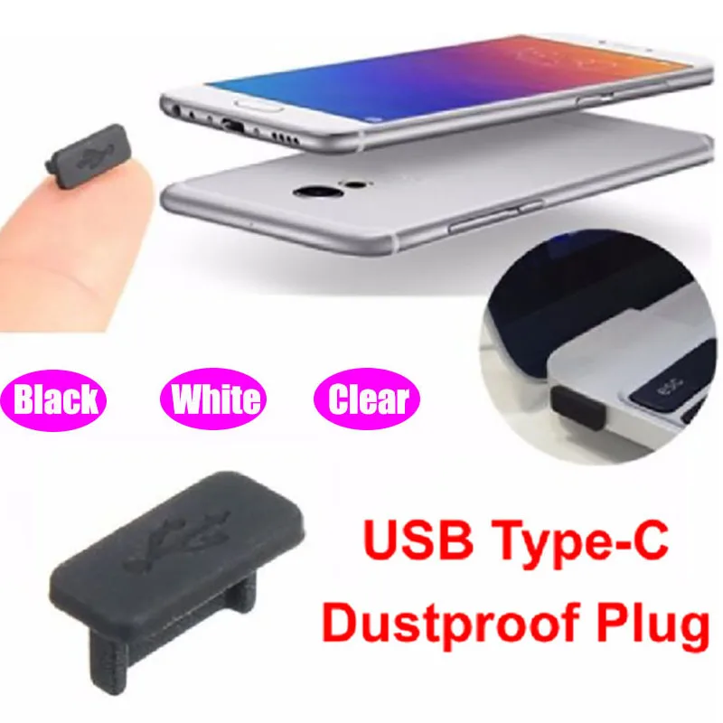 Фото 10 шт. USB C 3 1 защита от пыли для Samsung A3 A5 A7 2017 S8/Plus Huawei P9/P10 Xiao Mi 6 LG G6|anti dust plug|dust pluganti |