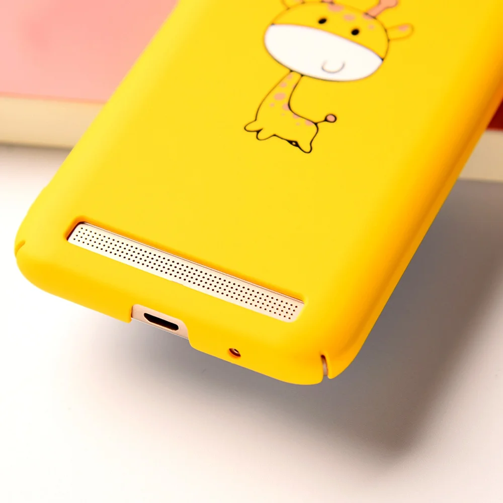 TOMKAS Cute Case Xiaomi Redmi 5 4X Note 5A Giraffe Animal Back Cover For Plus Mi A1 5X PC Coque |