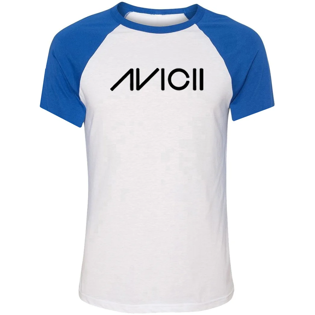 Музыка Dj Avicii вентиляторы реглан с коротким рукавом Футболка мужская и женская