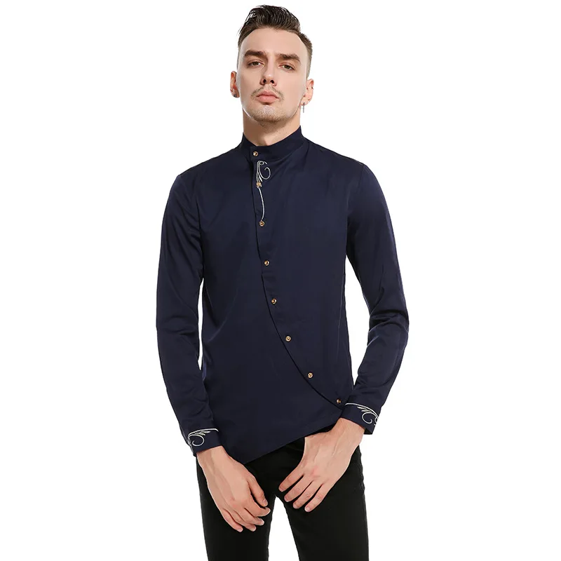 

Men Shirt 2018 Men Casual Shirt Long Sleeve Casual Slim Fit Male Shirts Men's casual and fashionable business dress shirts