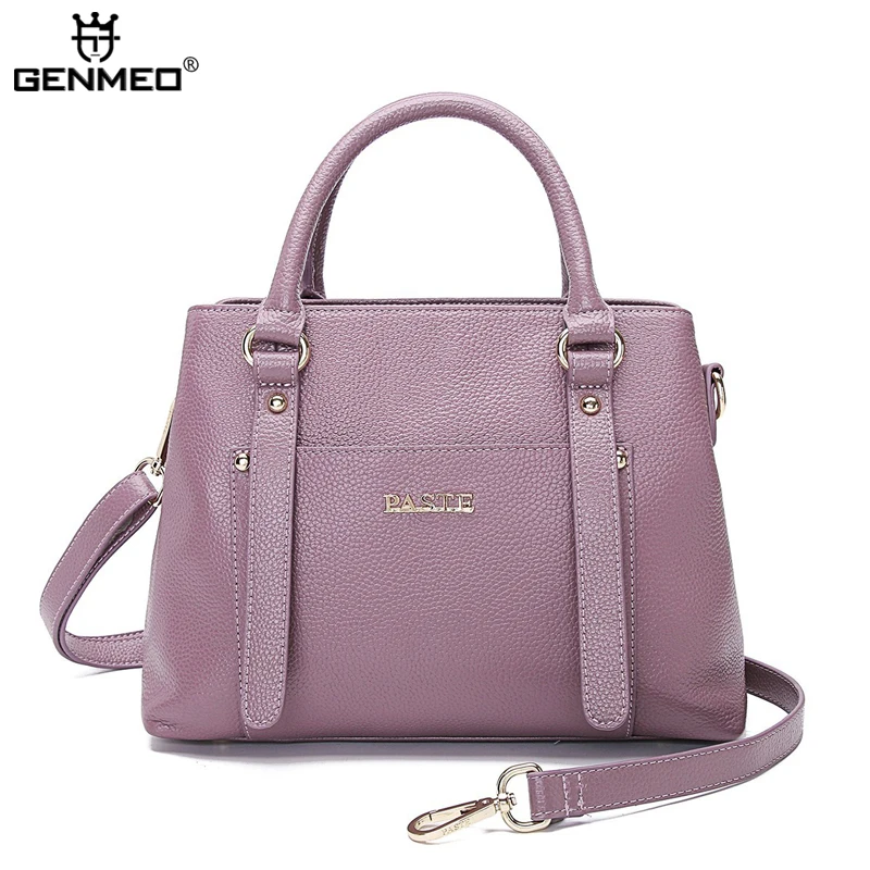 New Arrival Genuine Leather Handbag Women Cow Shoulder Bag Ladies Real Messenger Female Tote Bags Bolsa | Багаж и сумки