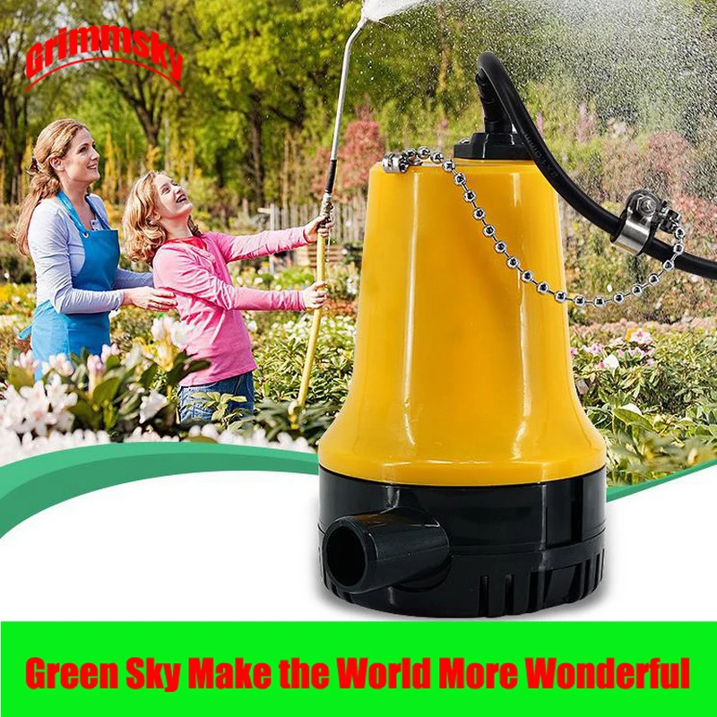 

Max 1100GPH 12V/24V 50W boat bilge pump for boat kayak fountain garden irrigation swimming pool cleaning farming