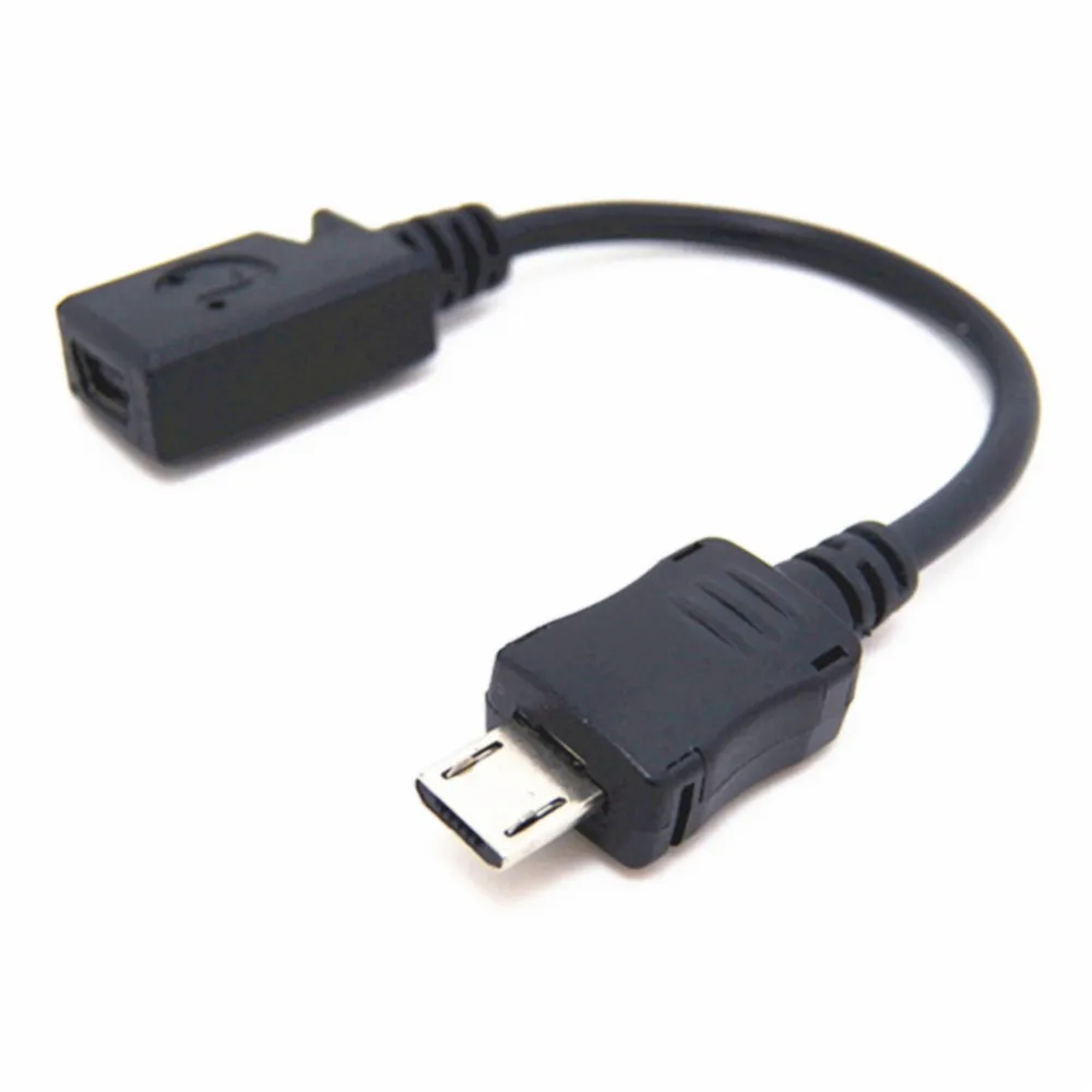 Кабель адаптер Micro USB Male Mini Female для телефонов MP3 0 1 м|adapter cable|usb female adaptermini usb adapter |