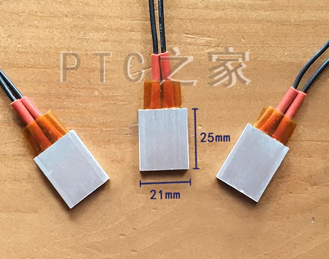 

PTC Heating Plate Electric Heating Plate 5V12V24V220V Ceramic Heating Plate 25x21x5mm