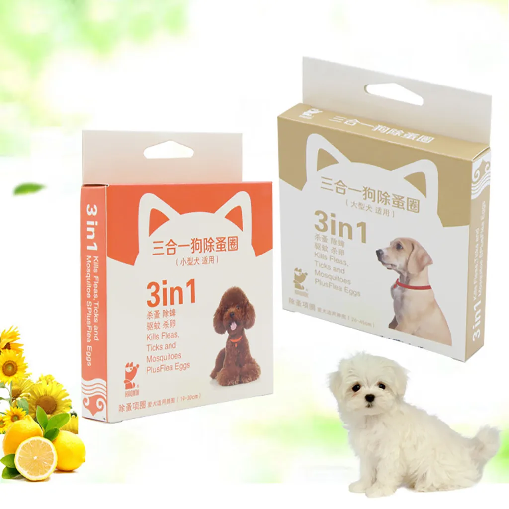 Новый собачий ошейник для блох против комаров вшей нейлоновые товары домашних