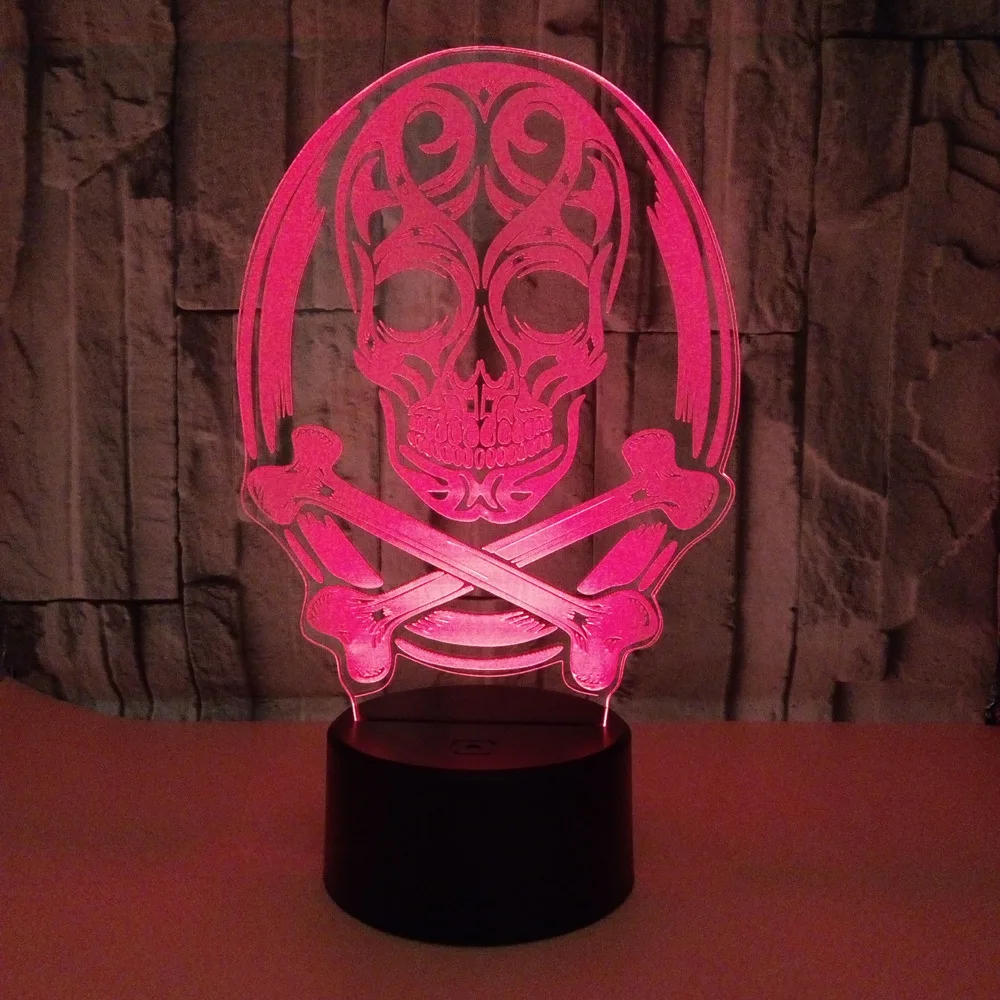 3D персонажи мультфильмов настольная лампа Luminaria RGB Led ночные огни Нью-Йорк Статуя Свободы 3D визуальная лампа дистанционное управление