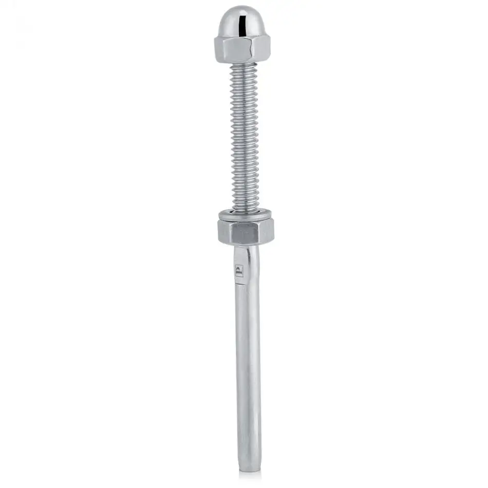 10 шт. Tendeur Cable Inox резьбовой натяжитель стержня концы резьбовой клеммы натяжитель стальных кабелей для 1/" кабельной системы перил