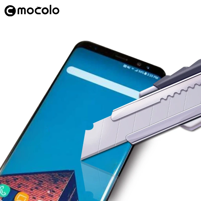 Защитная пленка из закаленного стекла Mocolo 2.5D с изогнутым 0 33 мм полным покрытием 9