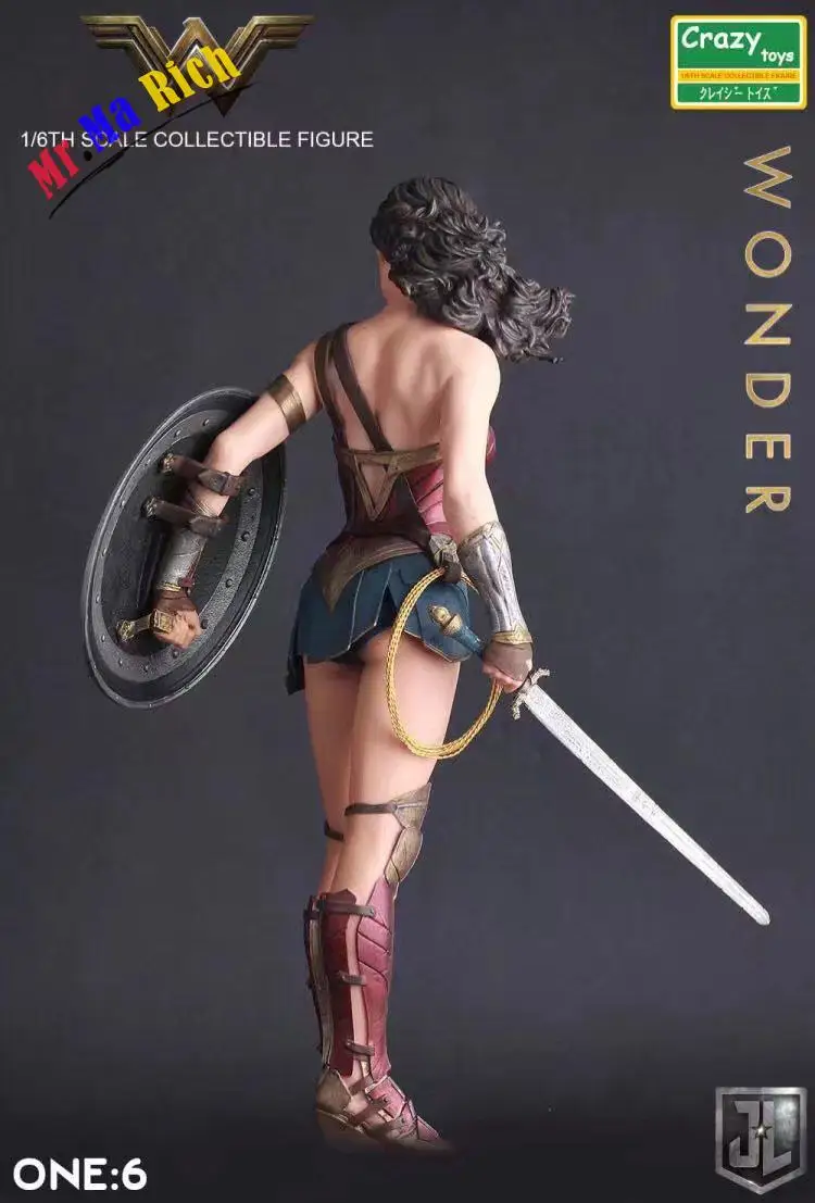 Pazzo Giocattoli 1:6 Dc Лига Справедливости Супер эроу Wonder Woman фигурка ПВХ кукла модель