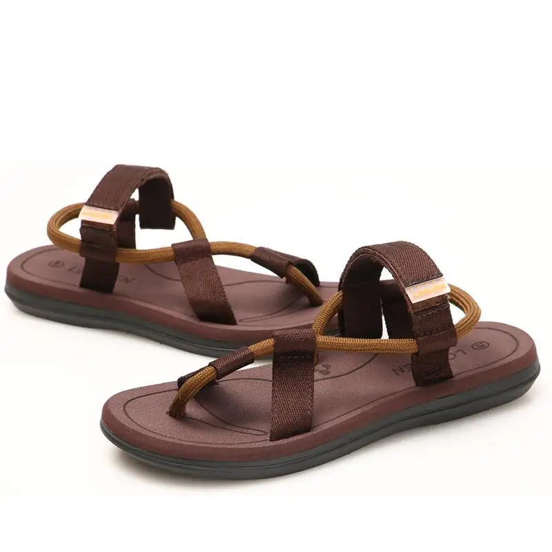 Новинка 2018 года летние шлепанцы креативная пляжная обувь с двумя носками мужская