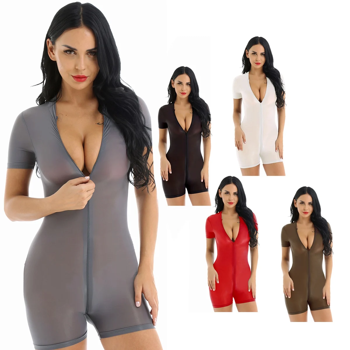 Купальник женский прозрачный с открытым шаговым швом|Женское белье и боди| |