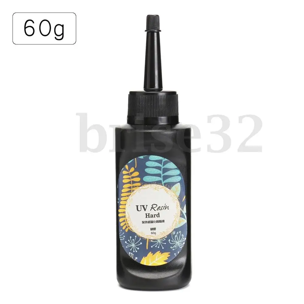 Новое поступление DIY 25/60/100g УФ Смола ультрафиолетовое отверждение Солнечная Солнечный свет активированный твердый клей резина дропшиппинг - Цвет: 60g